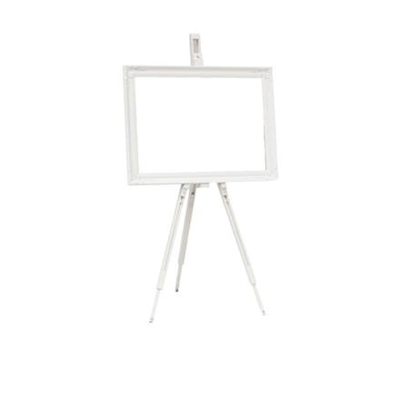 Baroque Frame with stand, S, white