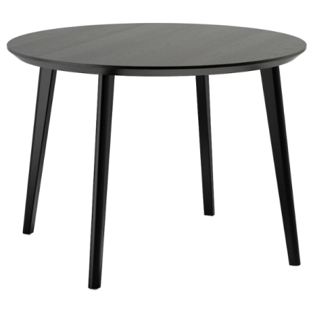 Round Table - Still, black