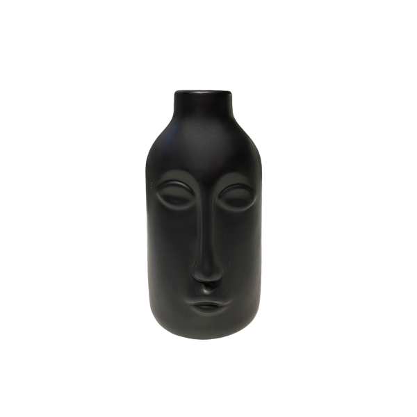 Vase Face, black, S