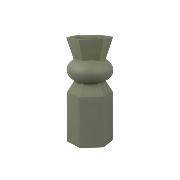 Vase - Geo 1, green