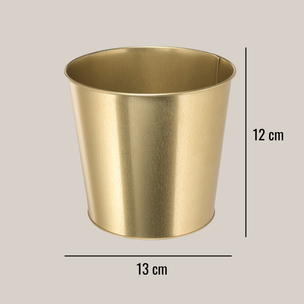 Flower pot - Gold M