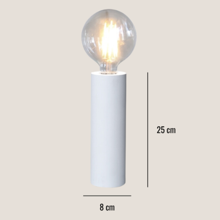 Table lamp Slim White L