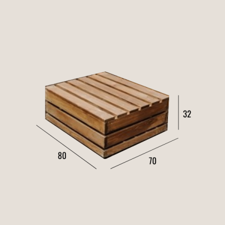 Low seat - Wood