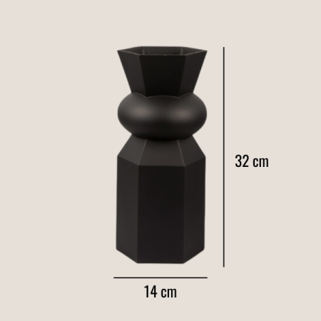 Vaza Geo 1, črna